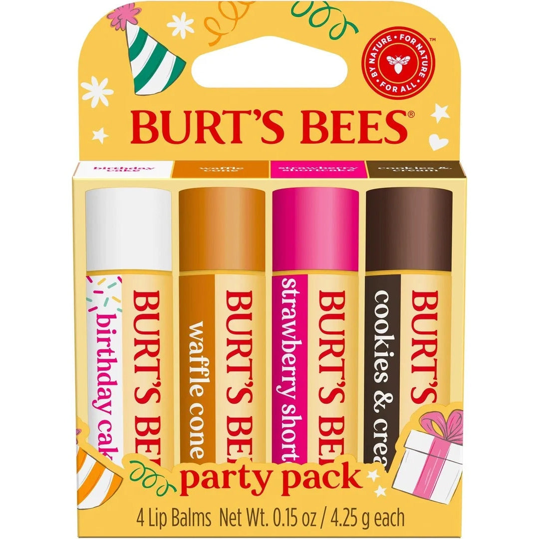BURT'S BEES , 4 pack LIP BALMS