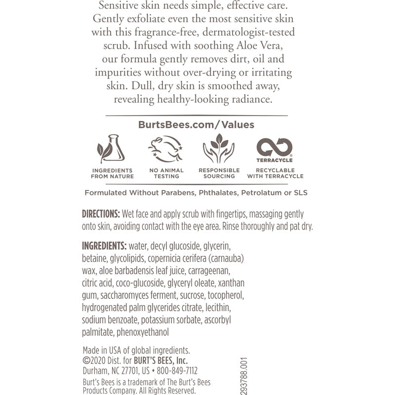 Sensitive Solutions Gentle Face Scrub