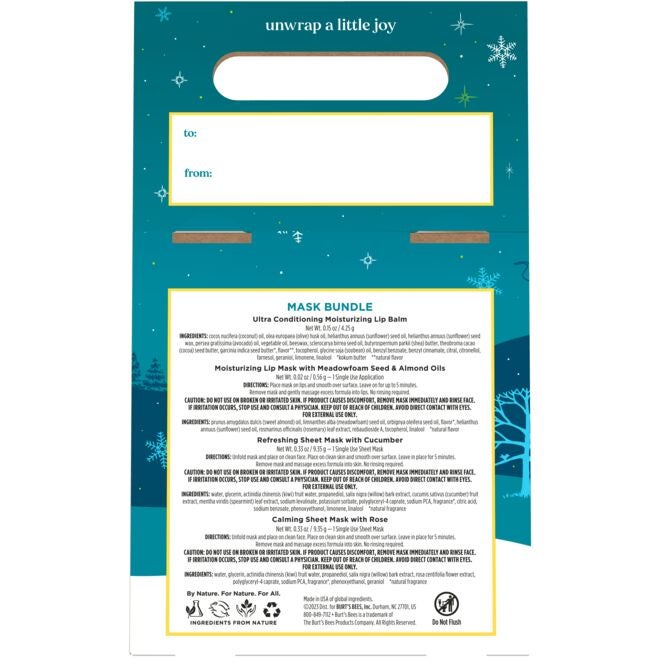 Mask Bundle Holiday Gift Set