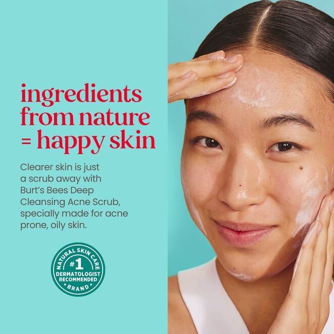 Clear & Balanced Deep Cleansing Acne Scrub with Salicylic Acid