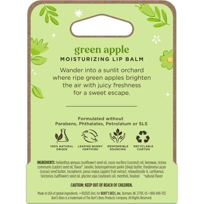 Green Apple Moisturizing Lip Balm – Limited Edition