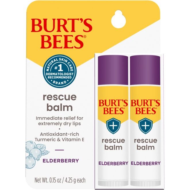 Rescue Elderberry Lip Balm Twin Pack