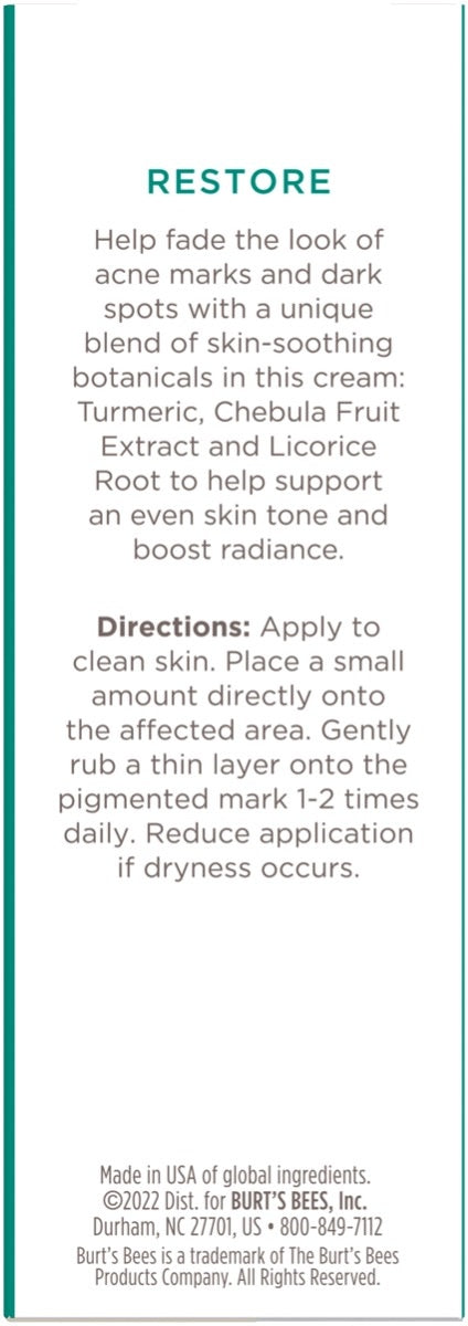 Clear & Balanced Post Acne Mark Cream