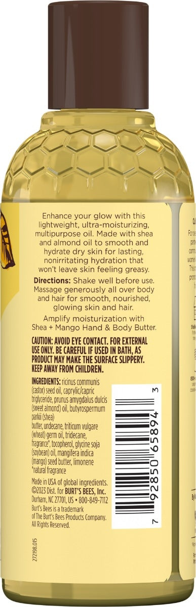 Shea Body Oil - ingredients