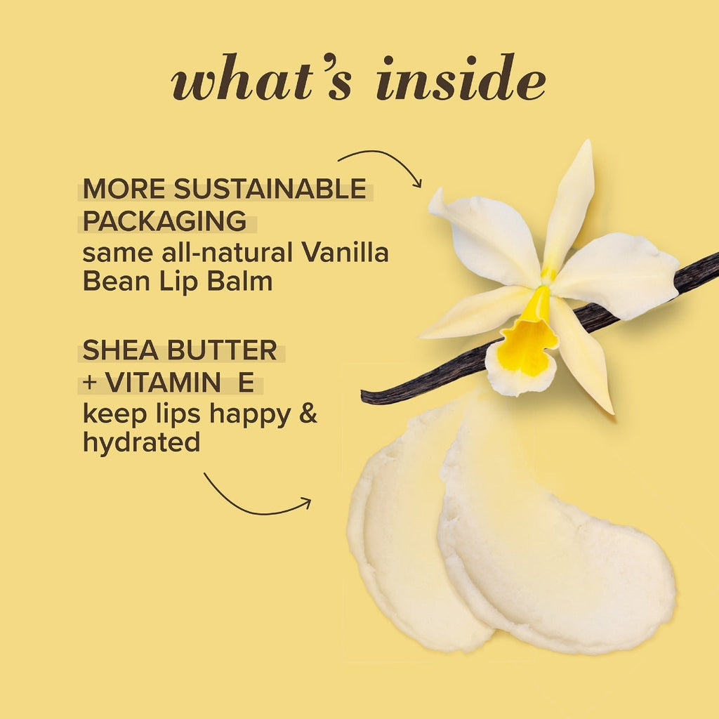 Vanilla Bean Lip Balm Paper Tube